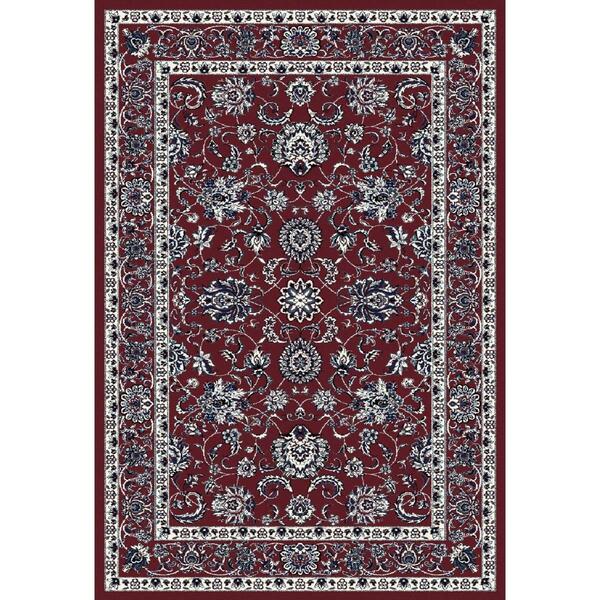 Art Carpet 9 X 12 Ft. Arabella Collection Traditional Border Woven Area Rug, Red 841864102600